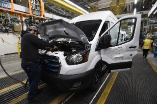 2022 E-Transit Production at Kansas City Assembly Plant